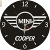 Ceas de perete cu sigla Mini Cooper
