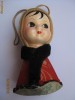 MINI PAPUSICA DE COLECTIE CU CAP CERAMIC DIN ANII 80