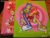 Caiet mecanic A5,permanent, PIGNA/Italy, SHE@REBEL doua culori- modele Roz si Verde, NOU NOUTE! L@@K, cu 4 inele!
