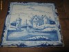 Placa ceramica de Delft sec 18