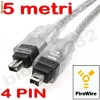 Cablu firewire firewire 4pin 5 metri