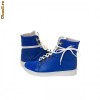 Ghete din piele Alessandro Biaggio G2 albastru [Cod: GAB004]