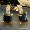 Cercei  Elegance  placati cu Aur 18K, 18mm, gr