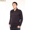 Pulover Selected de barbati Gerry Split Neck [Cod: PBPS002]