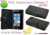 HUSA TOC PIELE ECO PREMIUM + FOLIE CADOU SAMSUNG I8700 OMNIA 7 - TRANSPORT GRATUIT!