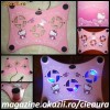 NOTEBOOK COOL PAD / MASUTA / SUPORT RACIRE ILUMINAT LAPTOP cu 3 VENTILATOARE firma HELLO KITTY pentru FETITE, FETE, ADOLESCENTE