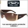 Ochelari de soare Ovation, produsi de Global Vision - SUA ; Cadou : un saculet pentru protectie !