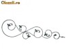 Element superior poarta din fier forjat J-02