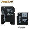 Card SD  4 GB Memorex + Adaptor / Sigilat!