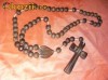 CRUCIFIX CU LANT (LEMN) ,mare si foarte frumos,TRANSPORT GRATUIT