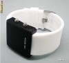 Ceas de mana cu led-uri dama/barbatesc, curea silicon alb, sport, casual,watch.Nou!