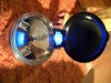 Scrumiera auto cu led albastru