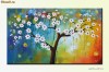 Tablou living pictat in ulei pe panza - Bucurie 7 (100x60cm) - GATA DE AGATAT PE PERETE