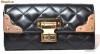 Portofel plic Chanel din piele naturala de culoare neagra