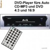 DVD MP3 player Auto BZDVD71