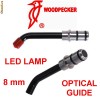 GHID / VARF OPTIC LAMPA FOTOPOLIMERIZARE LED 8mm WOODPECKER NOU, PLOMBA / OBTURATIE COMPOZIT / ALBIRE DENTARA, STOMATOLO