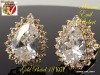 Butoni Super Elegance, placati cu Aur G 18k,  Topaze. No154