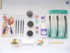 Kit unghii false - necesar aplicare unghii cu gel sau cu tipsuri - Geluri --- densitate medie , 3 in 1 , autonivelante