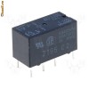 RELAY DPDT, 2A, DC5V 100MA, PCB MOUNTING