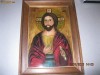 ISUS HRISTOS PICTURA PE STICLA-CALITATE DE NOTA 10
