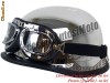 Casca Moto Nazy Nazist WW2 Chopper Nichel