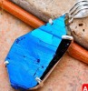 Pandantiv deosebit tytanium sunshine druzy 925!