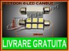 BEC LED LEDURI TYPER - C5W SOFIT FESTOON - 36mm 6 SMD - PLAFONIERA, NUMAR - CANBUS FARA EROARE DE BEC ARS - CULOARE ALB