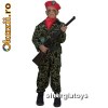 Costum carnaval copii-soldat/comando 4-6ani ST9970-1FR sau 7-10 ani ST9970-2FR