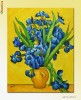 Vaza cu irisi (2) - tablou reproducere Vincent van Gogh (50x40cm)