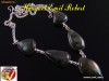 Colier din argint cu Natural Labradorite / Labradorit , L=45cm   29gr. no.7934