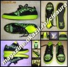 ADIDASI / TENESI / CONVERSI / PANTOFI SPORT BARBATESTI firma LOUIS VUITTON NEGRI cu VERDE si GALBEN NEON FOSFORESCENT