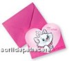 Set de 6 invitatii de petrecere copii PISICUTA MARIE