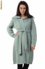 Cardigan cu cordon, Carmen Grigoriu vernil