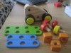 set de contructie masina din lemn masiv