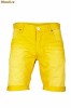 Jeansi scurti Jack & Jones, LEMON