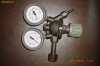 Regulator de presiune pentru aparate MIG, TIG etc. Argon\CO2.