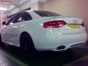 Vand prelungire adaos spoiler fusta difuzor bara spate Audi A4 B8 sedan