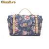 Geanta dama Flower Power Blue Geanta dama Flower Power Blue