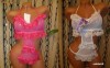 vand lenjerie sexy dama body roz si alb
