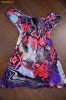 ROCHIE DE ZI DE VARA COLORATA BUMBAC SUBTIRE MARIME M