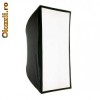 Softbox 60 x 90cm + Conector metalic universal - Fancier