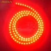 Banda flexibila cu leduri cu lumina rosie, 48 led-uri, angel-eyes, lumini masina