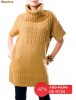 Rochie-bluza TinaR ms HT024 Camel