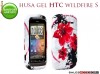 HUSA GEL - SILICON MODEL FLORI HTC WILDFIRE S - TRANSPORT GRATUIT