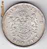 1.Moneda 200 lei 1942 argint ,regele Mihai,6 grame ,0.835