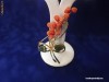 SUPERBA BROSA PLACATA CU AUR 18K ,JAD SI CORAL NATURAL