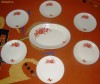 Set / serviciu farfurii  - portelan Bavaria - Jaeger - 1970