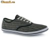 Tenisi Propeller Pattern Pumps Mens | Gri+Dungi Alb+Negru