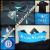 TRICOU firma brand POLO by RALPH LAUREN COPII 6 - 9 ANI NEGRU cu TURCOAZ BUMBAC 100% TRICOURI BAIETEI