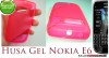 HUSA S-LINE ROZ GEL - SILICON NOKIA E6 - TRANSPORT GRATUIT